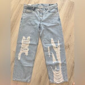 Diesel Dagh Light Blue Distressed Jeans